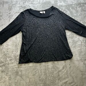 Chico’s Elegant Black Women's Top